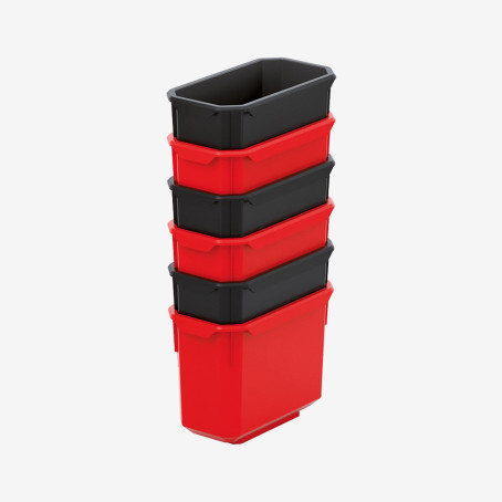 Набор емкостей для хранения 6 шт, 140x75x280, X Block, KXBS148, Kistenberg