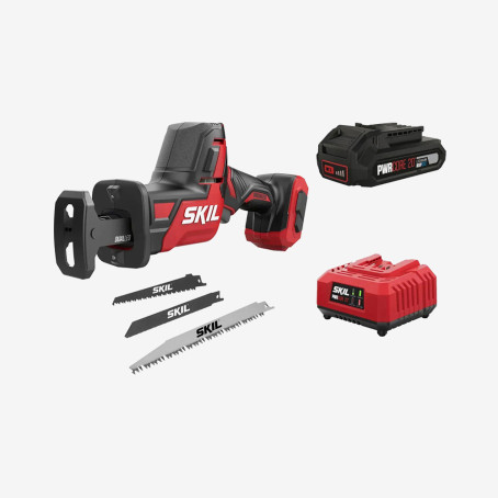 Пила сабельная аккумуляторная бесщеточная, SKIL 3475 CA Compact + энергокомплект 3110 АА (аккумулятор 2.5 Ah, зарядное устройство) промо-комплект (SW1E3475CA+BC1E3110AA)