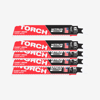 Полотно для сабельной пилы TORCH CARBIDE NITRUS MILWAUKEE, 150/3.2мм (5шт)