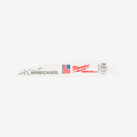 Полотно для шабельної пили WRECKER MILWAUKEE, 150/3.6/2.3мм (5шт)