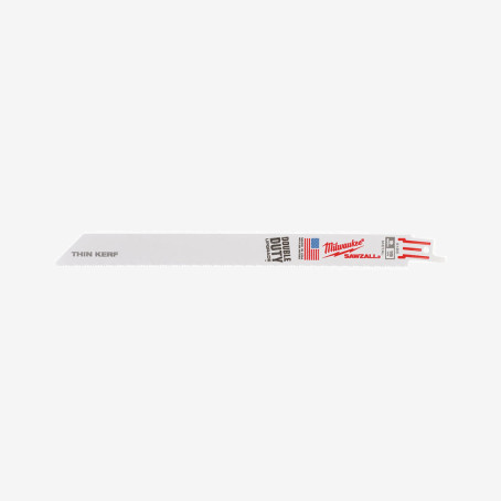 Холст для шаб. пилы THIN KERF MILWAUKEE, 230мм/ шаг зуба 1,4мм, (50шт), (металл)