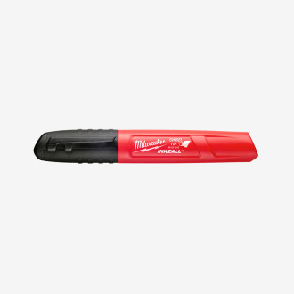 Маркер для будмайданчика InkZAll MILWAUKEE, широкий, чорний