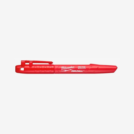 Маркер для будмайданчика InkZAll MILWAUKEE, тонкий, червоний