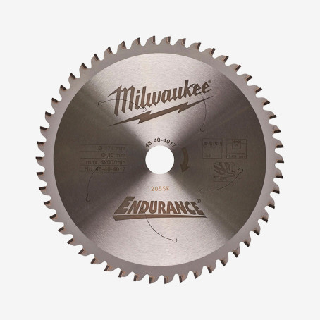 Диск пиляльний по металу MILWAUKEE, Ø174x20мм, 50 зуб.