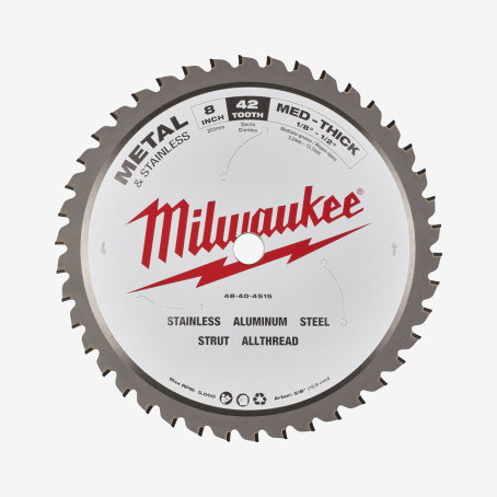 Диск пильный по металлу MILWAUKEE, Ø203х15,8мм, 42 зуб.