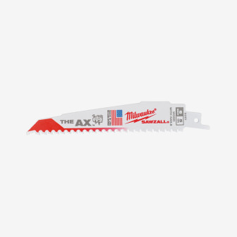 Полотно для шабельних пил AX FANG TIP MILWAUKEE, 150/5.0мм, (5шт), (деревина з цвяхами) Полотно для шабельних пил AX FANG TIP MILWAUKEE, 150/5.0мм, (5шт), (деревина з цвяхами)