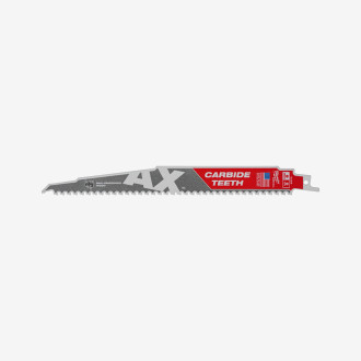 Полотно для сабельных пил AX CARBIDE MILWAUKEE, 230мм/5мм, (древесина с гвоздями)