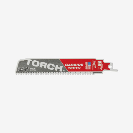 Полотно для сабельных пил TORCH CARBIDE MILWAUKEE, 150х2.5мм, (металл)