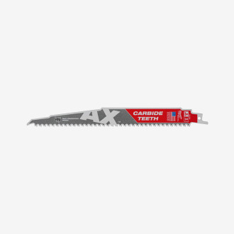 Полотно для сабельных пил AX CARBIDE MILWAUKEE, 230мм/5мм, (5шт), (древесина с гвоздями)