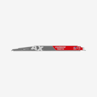 Полотно для сабельных пил AX CARBIDE MILWAUKEE, 300мм/5мм, (5шт), (древесина с гвоздями)