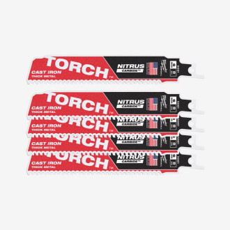 Полотно для сабельных пил TORCH CARBIDE NITRUS MILWAUKEE, 150х3.1мм, (5шт), (металл)