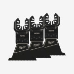 Полотно для мультитула OPEN-LOK™ MILWAUKEE, 64х40мм, (древесина) 3 шт.