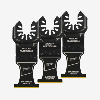 Полотно для мультитула Bi-Metal Carbide OPEN-LOK™ MILWAUKEE, 35х38мм, (3шт), (мультиматериал)