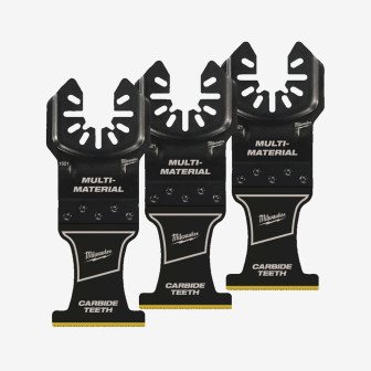 Полотно для мультітула Bi-Metal Carbide OPEN-LOK™ MILWAUKEE, 35х38мм, (3шт), (мультіматеріал)