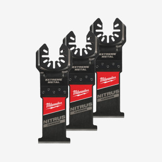Полотно для мультитула Bi-Metal Carbide M Nitrius OPEN-LOK™ MILWAUKEE, 35х50мм, (3шт), (крепкий металл)