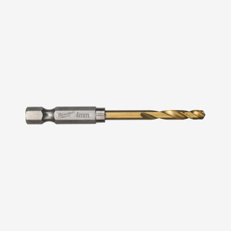Сверло по металлу RedHEX HSS-G TiN MILWAUKEE, Ø4,0мм, (2шт)