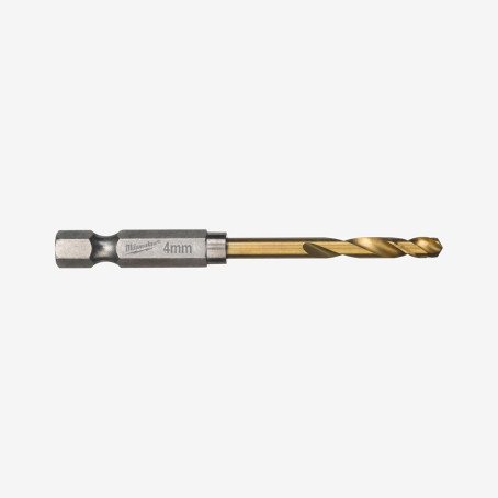 Сверло по металлу RedHEX HSS-G TiN MILWAUKEE, Ø4,0мм, (2шт)