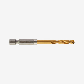 Сверло по металлу RedHEX HSS-G TiN MILWAUKEE, Ø4,8мм Сверло по металлу RedHEX HSS-G TiN MILWAUKEE, Ø4,8мм