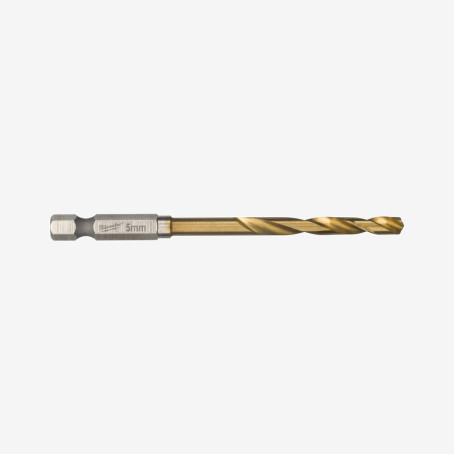 Сверло по металлу RedHEX HSS-G TiN MILWAUKEE, Ø5,0мм