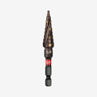 Сверло ступенчатое SHOCKWAVE Impact Duty MILWAUKEE, Ø4-12мм/1мм Сверло ступенчатое SHOCKWAVE Impact Duty MILWAUKEE, Ø4-12мм/1мм