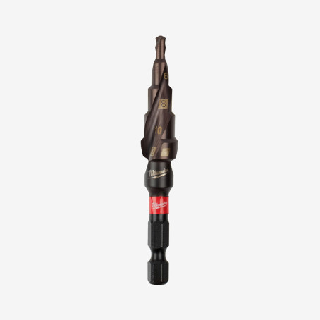 Сверло ступенчатое SHOCKWAVE Impact Duty MILWAUKEE, Ø4-12мм/2мм