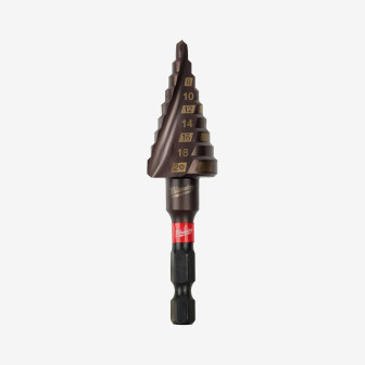 Сверло ступенчатое SHOCKWAVE Impact Duty MILWAUKEE, Ø4-20мм/2мм