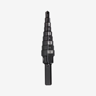 Сверло ступенчатое Step Drill MILWAUKEE, Ø4-12мм / 1мм