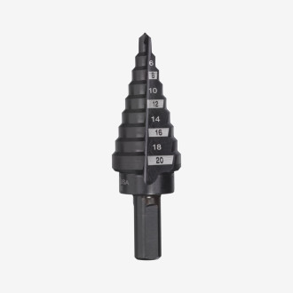 Сверло ступенчатое Step Drill MILWAUKEE, Ø4-20мм/2мм
