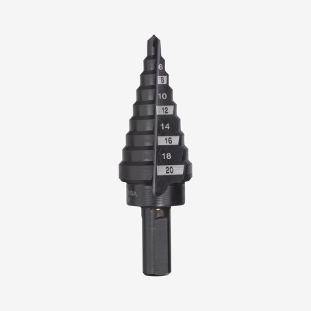 Сверло ступенчатое Step Drill MILWAUKEE, Ø4-20мм/2мм