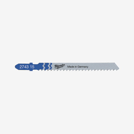 Полотна для лобзика T127D MILWAUKEE, 75/3,0мм, (5шт)