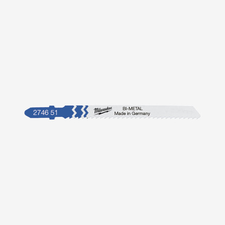 Полотна для лобзика T101A Bi-Metal MILWAUKEE, 75/2,5, (5шт)