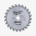 Диск пильный MILWAUKEE, Ø165/20мм, 24 зуб.