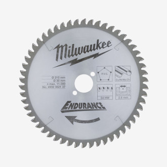 Диск пиляльний MILWAUKEE, Ø210/30мм, 54 зуб. (знято)