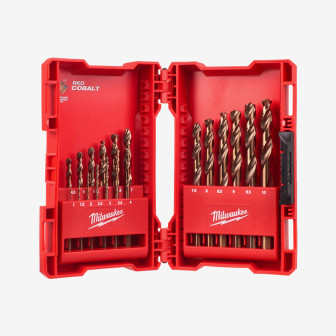 Набор сверл по металлу HSS-Co MILWAUKEE DIN338, (19шт) Набор сверл по металлу HSS-Co MILWAUKEE DIN338, (19шт)