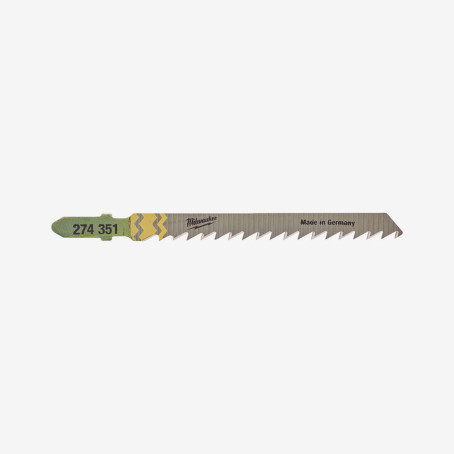 Полотна для лобзика T101D MILWAUKEE, 75/4,0мм, (25шт)