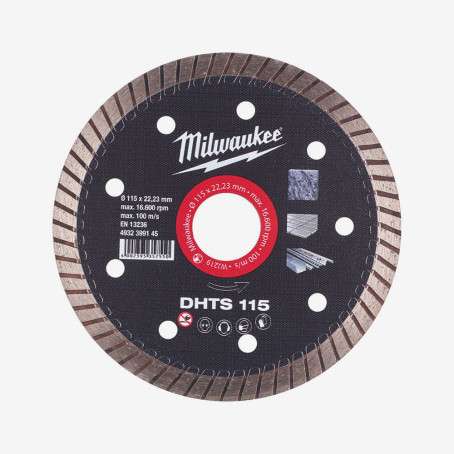 Диск алмазный MILWAUKEE DHTS 115, Ø115мм