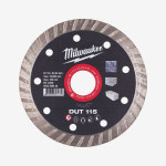Диск алмазний MILWAUKEE DUT 115, Ø125мм