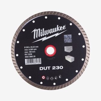 Диск алмазний MILWAUKEE DUT 230, Ø230мм Диск алмазний MILWAUKEE DUT 230, Ø230мм