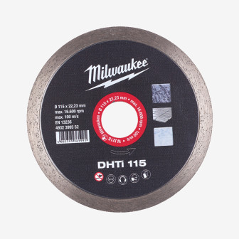 Диск алмазный MILWAUKEE DHTI 125, Ø125мм Диск алмазный MILWAUKEE DHTI 125, Ø125мм