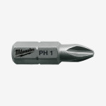 Біта MILWAUKEE, PH1, 25мм, (25шт)