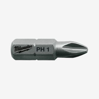 Біта MILWAUKEE, PH1, 25мм, (25шт)