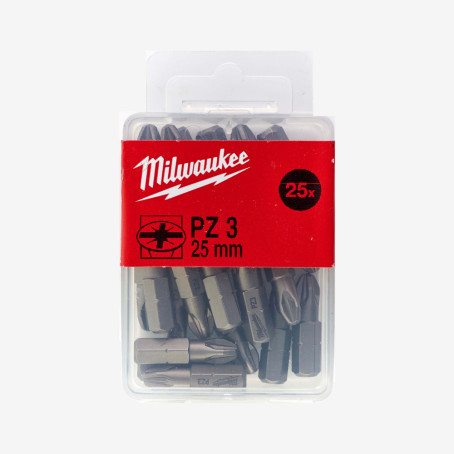 Біта MILWAUKEE, PZ3, 25мм, (25шт)