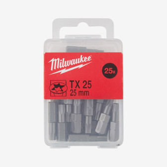 Бита MILWAUKEE, TX25, 25мм, (25шт) Бита MILWAUKEE, TX25, 25мм, (25шт)