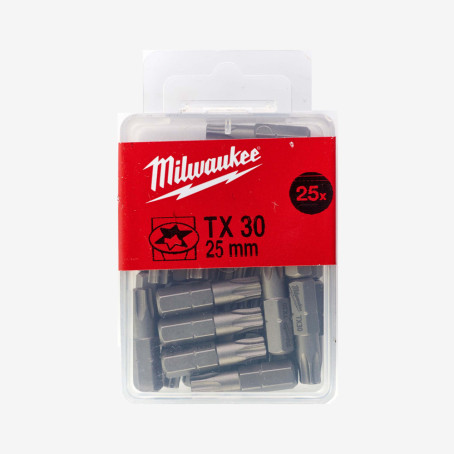 Біта MILWAUKEE, TX30, 25мм, (25шт)
