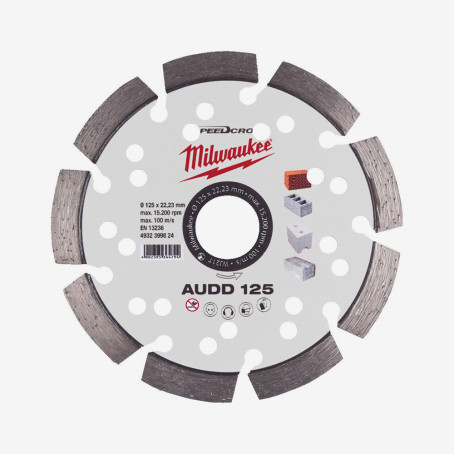 Диск алмазный Speedcross MILWAUKEE AUDD 125, Ø125мм