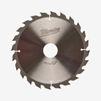 Диск пиляльний THIN KERF MILWAUKEE, Ø165х20х1,8мм, 24 зуб.