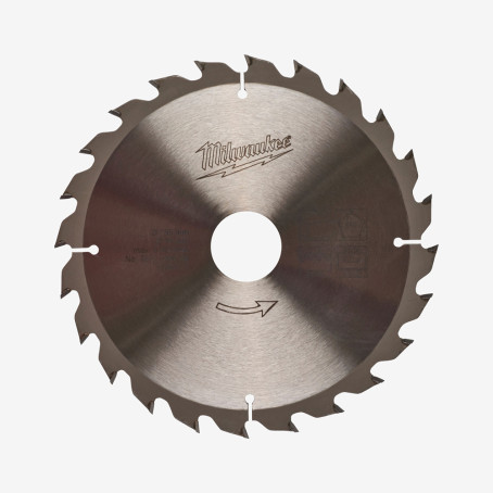 Диск пильный THIN KERF MILWAUKEE, Ø165х20х1,8мм, 24 зуб.