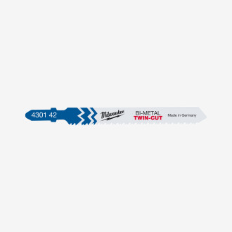 Полотна для лобзика T123XF Bi-Metal TWIN CUT MILWAUKEE, 91/2,5/1,8мм,(5шт)
