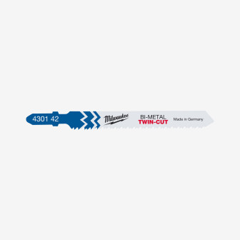 Полотна для лобзика T123XF Bi-Metal TWIN CUT MILWAUKEE, 91/2,5/1,8мм,(5шт) Полотна для лобзика T123XF Bi-Metal TWIN CUT MILWAUKEE, 91/2,5/1,8мм,(5шт)