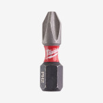 Біта SHOCKWAVE MILWAUKEE, PH2, 25мм, (2шт)